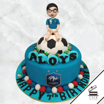 FOOTBALL FONDANT THEME CAKE - TOTTENHAM