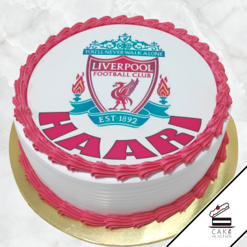 Football Theme Cake - Liverpool